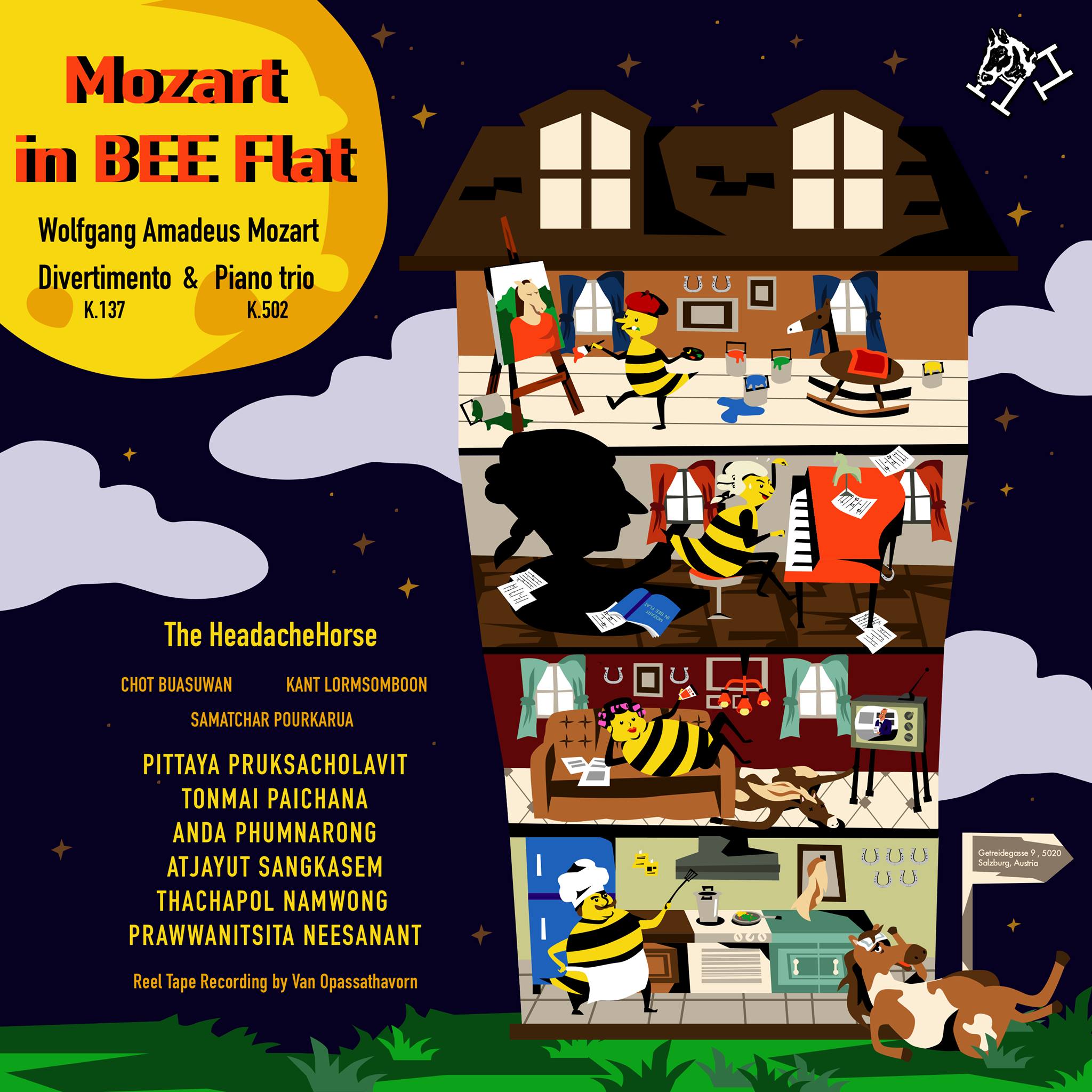 Mozart in BEE Flat-Album Cover Real